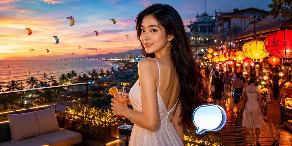 Người dùng tại Mũi Né truy cập ứng dụng phân tích kèo thể thao vào buổi tối